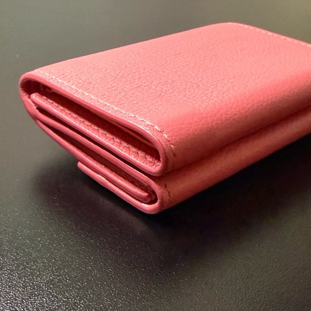 Louis Vuitton Portefeuille Lock Mini Wallet Pink Calf Leather LV - Picture 11 of 12